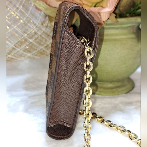 Louis Vuitton Damier Cigarette Case with Unbranded Chain Authentic - Picture 4 of 9